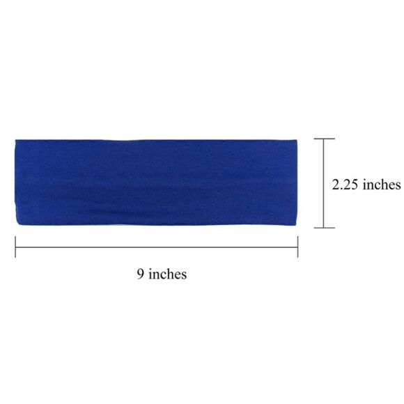 10 pc Headband Set Blue main image 4